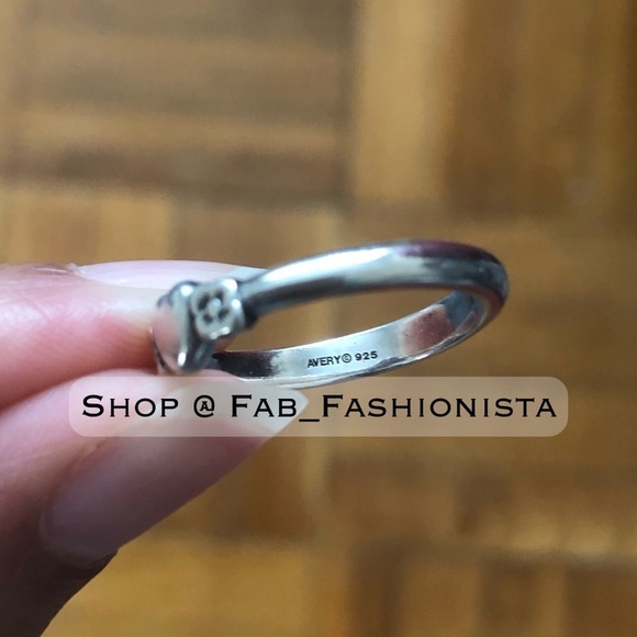James Avery Retired Heart sterling silver ring - Picture 4 of 6